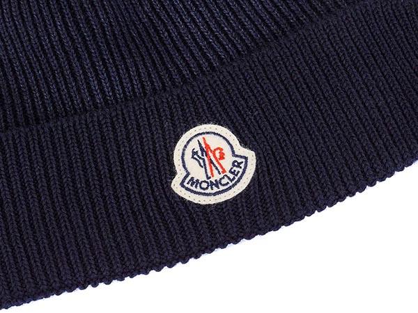 MONCLER スーパーコピー ニット帽 00217 00 04957 742 NAVY ネイビー